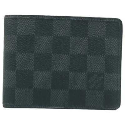 Louis Vuitton Black Damier Graphite Canvas Wallet - Luxury Cheaper LLC