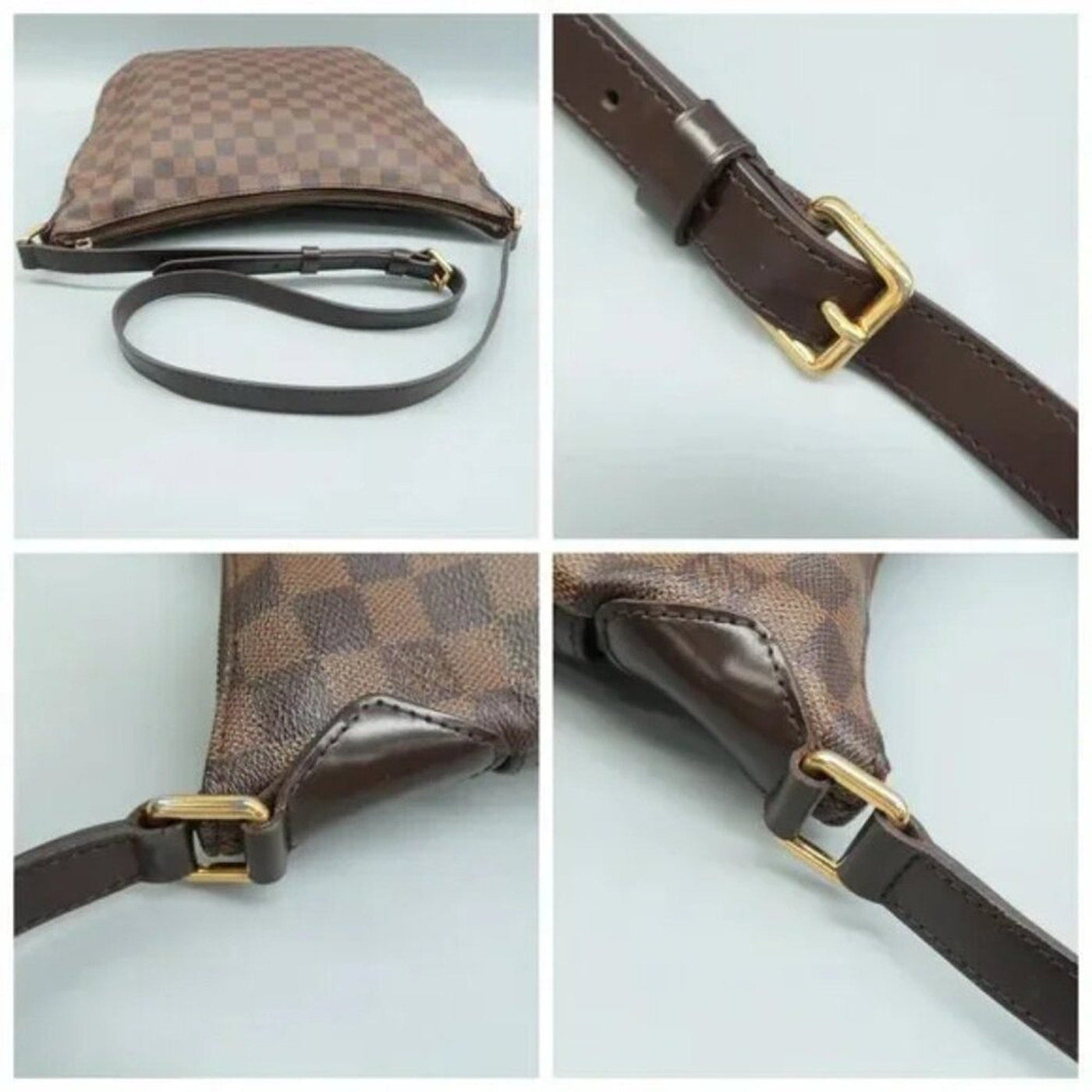 Louis Vuitton Bloomsbury Brown Damier Ebene Canvas Shoulder Bag - Luxury Cheaper LLC