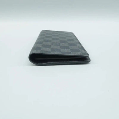 Louis Vuitton Brazza Black Damier Graphite Canvas Wallet - Luxury Cheaper LLC