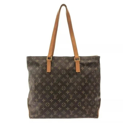 LOUIS VUITTON Cabas Mezzo Brown Monogram Shoulder Bag - Luxury Cheaper LLC