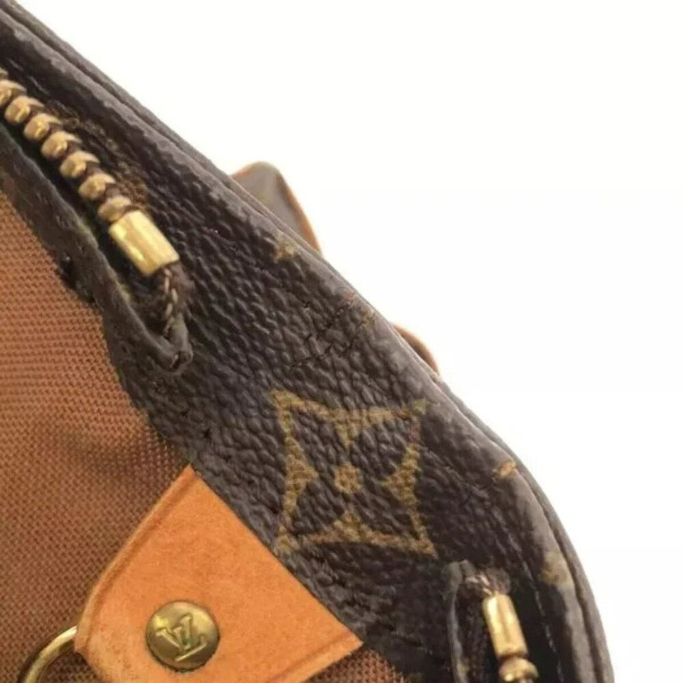 LOUIS VUITTON Cabas Mezzo Brown Monogram Shoulder Bag - Luxury Cheaper LLC