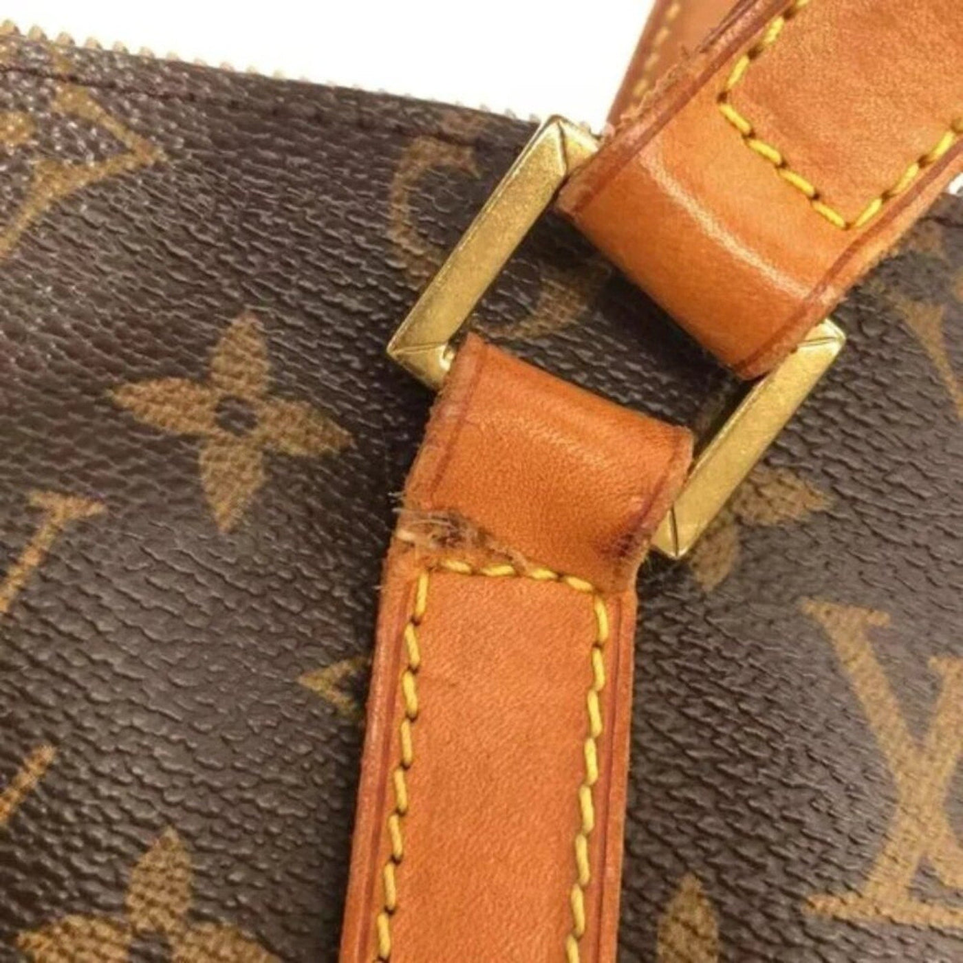 LOUIS VUITTON Cabas Mezzo Brown Monogram Shoulder Bag - Luxury Cheaper LLC