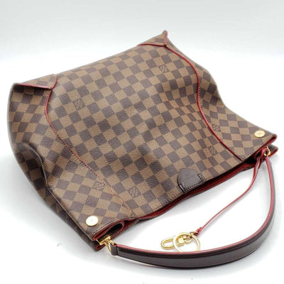 Louis Vuitton Caissa Brown Damier Ebene Canvas Shoulder Bag - Luxury Cheaper LLC