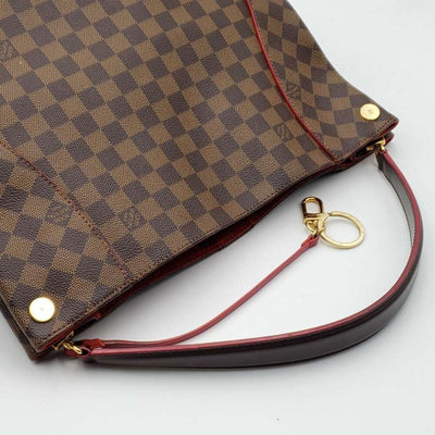 Louis Vuitton Caissa Brown Damier Ebene Canvas Shoulder Bag - Luxury Cheaper LLC