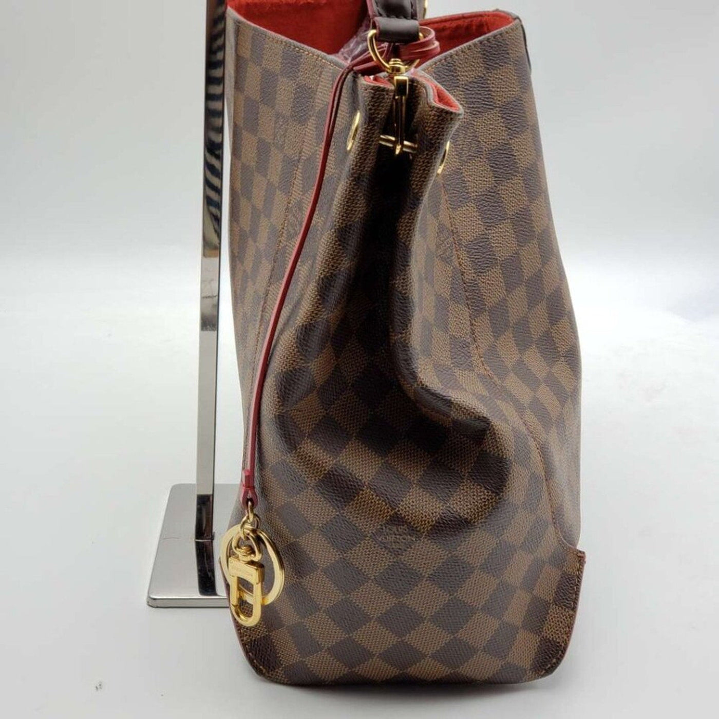 Louis Vuitton Caissa Brown Damier Ebene Canvas Shoulder Bag - Luxury Cheaper LLC