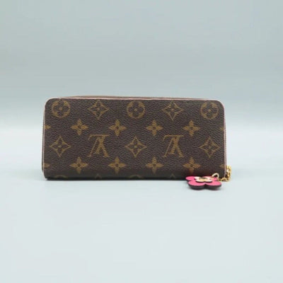 Louis Vuitton Clemence Brown Monogram Canvas Wallet - Luxury Cheaper LLC