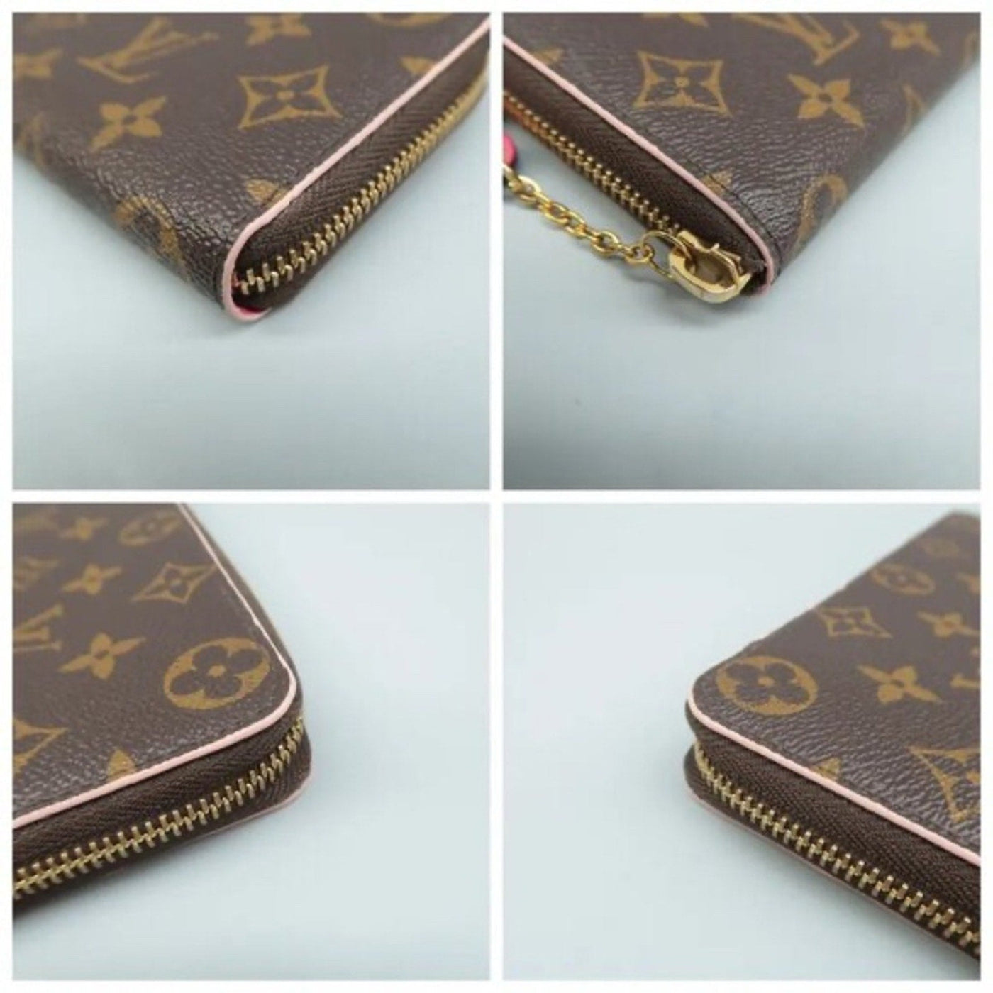 Louis Vuitton Clemence Brown Monogram Canvas Wallet - Luxury Cheaper LLC