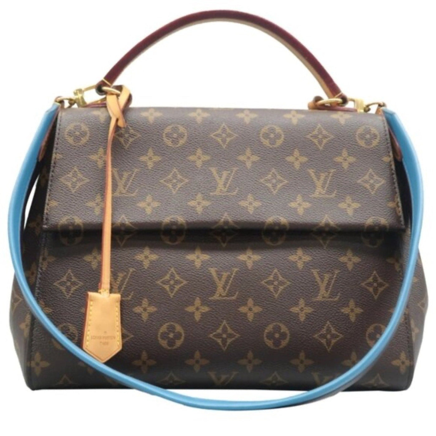 Louis Vuitton Cluny Brown Monogram Canvas Satchel - Luxury Cheaper LLC