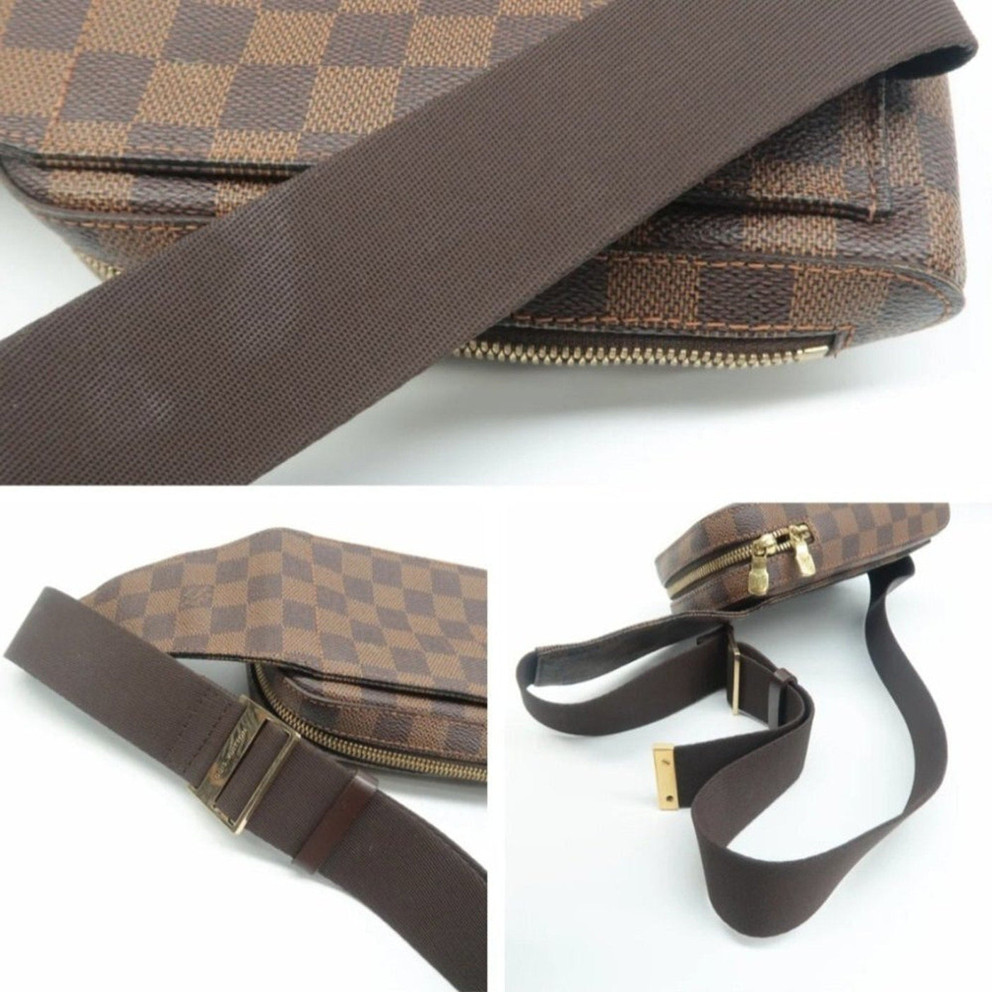 Louis Vuitton Damier Jeronimos Brown Damier Ebene Crossbody Bag - Luxury Cheaper LLC