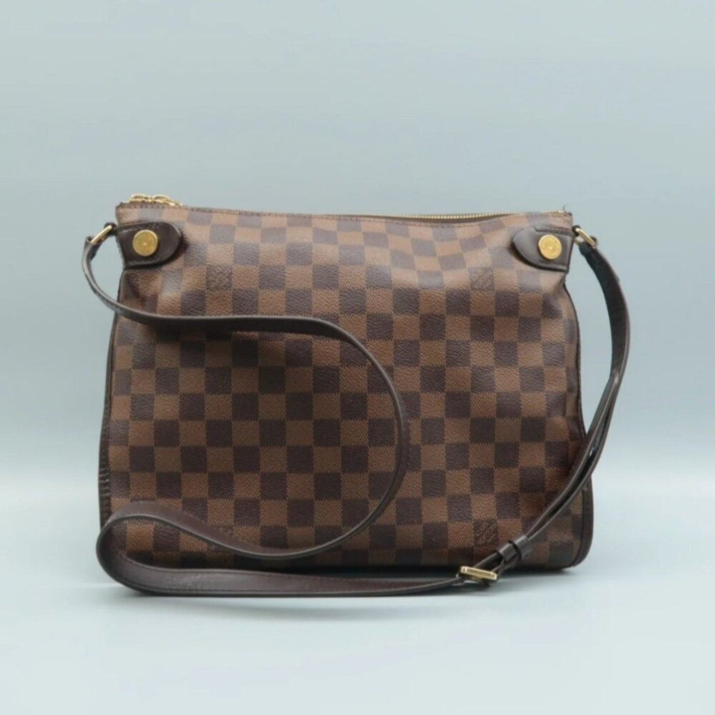 Louis Vuitton Duomo Brown Damier Ebene Canvas Satchel Bag - Luxury Cheaper LLC