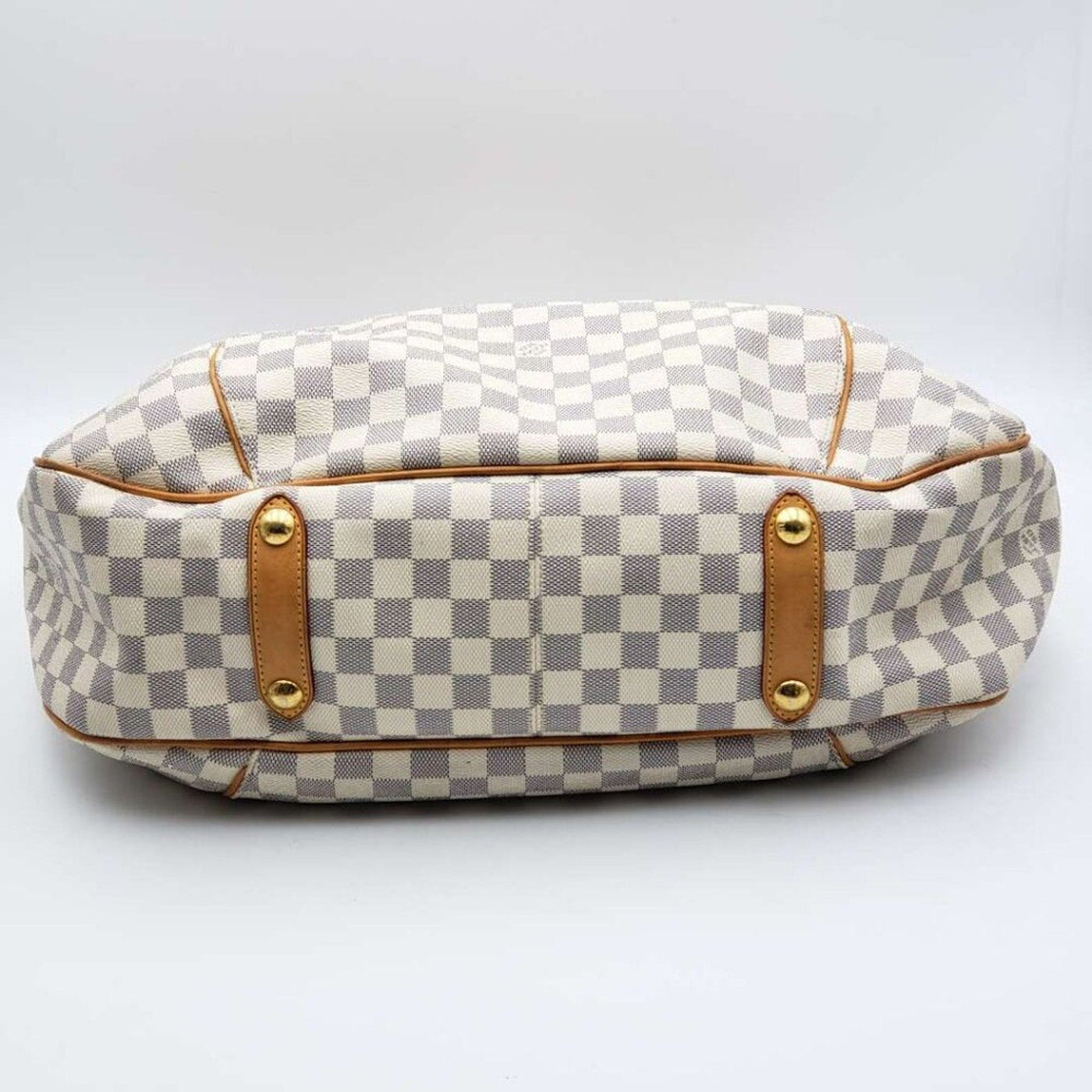 Louis Vuitton Galliera GM White Damier Azur Canvas Shoulder Bag - Luxury Cheaper LLC