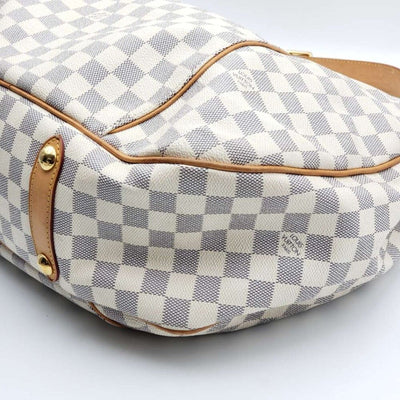 Louis Vuitton Galliera GM White Damier Azur Canvas Shoulder Bag - Luxury Cheaper LLC