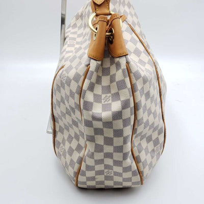 Louis Vuitton Galliera GM White Damier Azur Canvas Shoulder Bag - Luxury Cheaper LLC