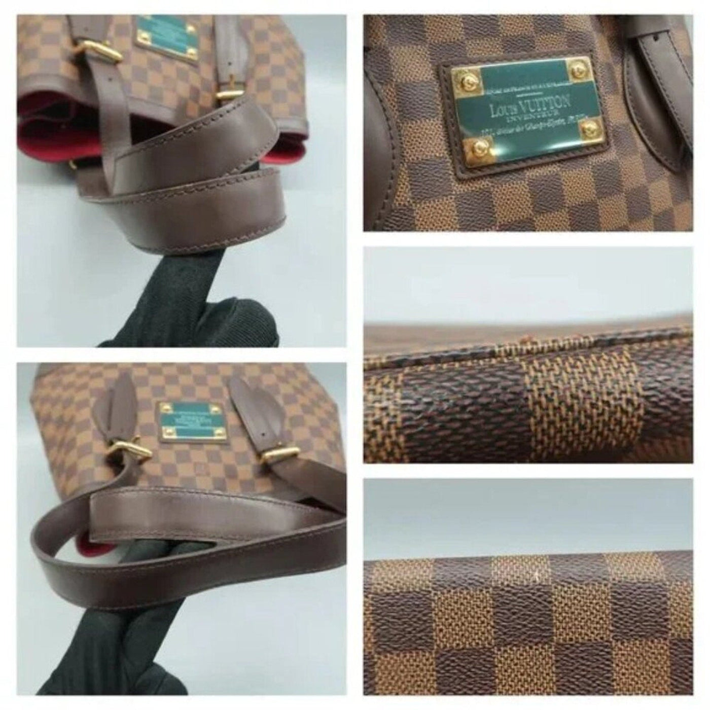 Louis Vuitton Hampstead Brown Damier Ebene Canvas Shoulder Bag - Luxury Cheaper LLC