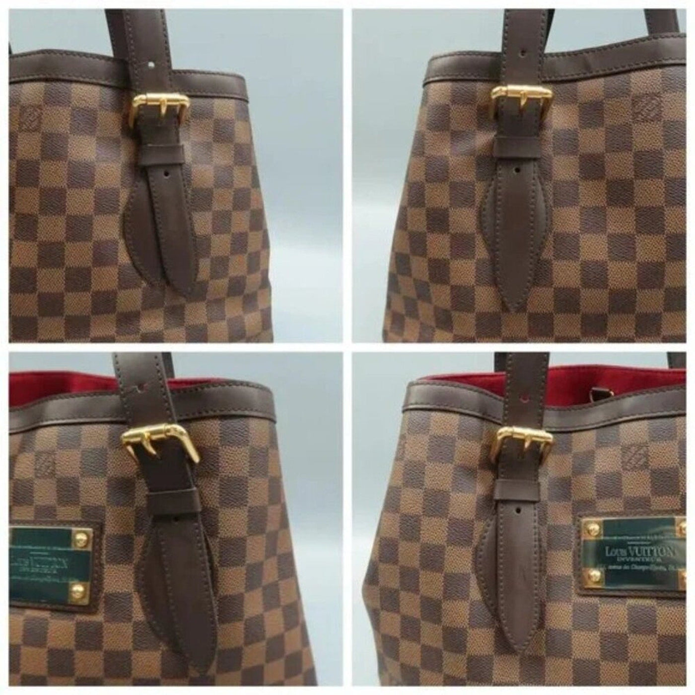 Louis Vuitton Hampstead Brown Damier Ebene Canvas Shoulder Bag - Luxury Cheaper LLC