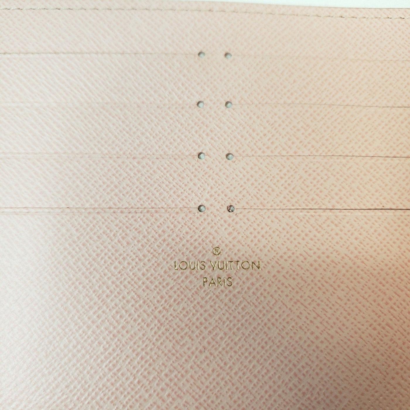 Louis Vuitton Insert Felicie Wallet Card Sloys Pink Leather Canvas Lux150 - 092225 - Luxury Cheaper LLC