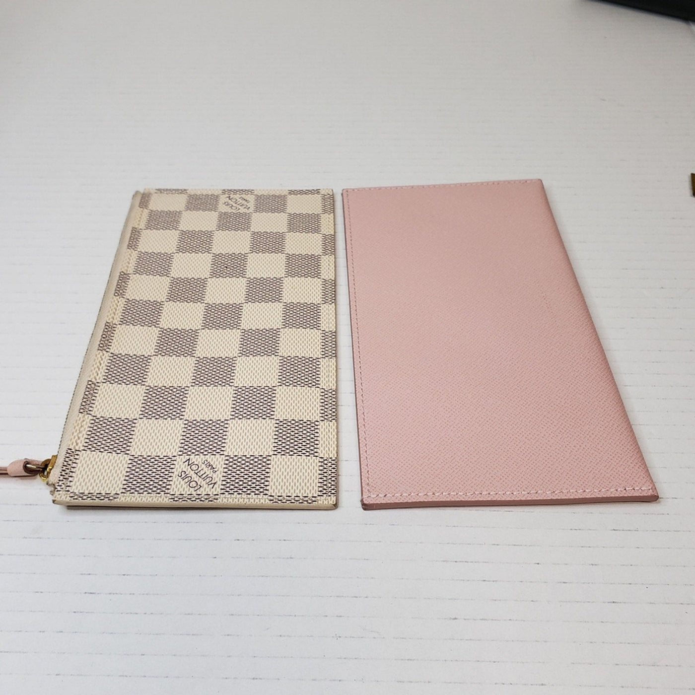Louis Vuitton Insert Felicie Wallet Card Sloys Pink Leather Canvas Lux150 - 092225 - Luxury Cheaper LLC