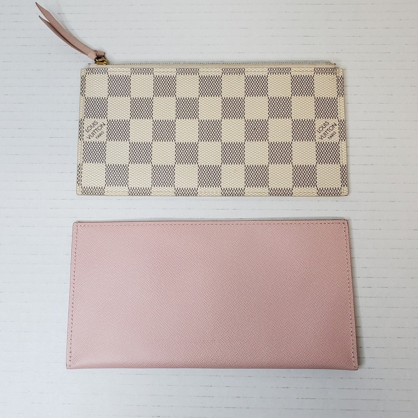 Louis Vuitton Insert Felicie Wallet Card Sloys Pink Leather Canvas Lux150 - 092225 - Luxury Cheaper LLC