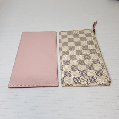 Louis Vuitton Insert Felicie Wallet Card Sloys Pink Leather Canvas Lux150 - 092225 - Luxury Cheaper LLC