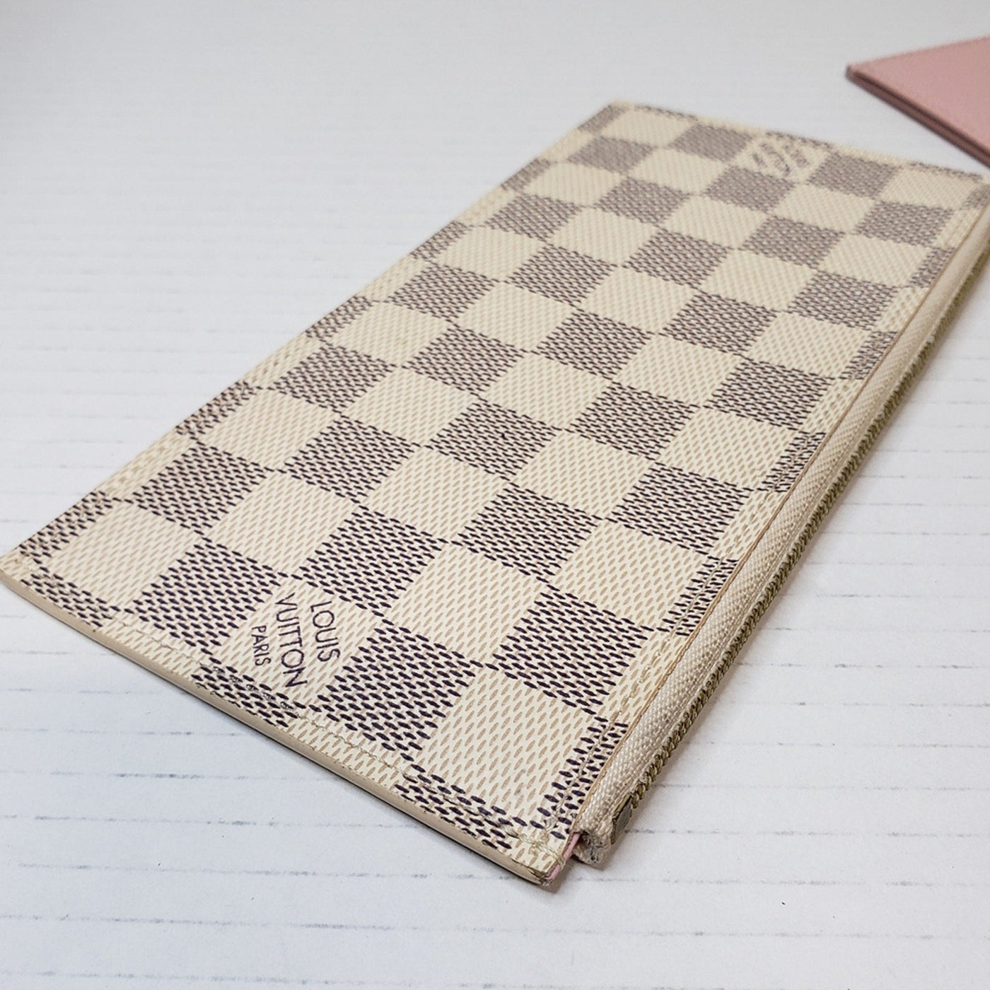 Louis Vuitton Insert Felicie Wallet Card Sloys Pink Leather Canvas Lux150 - 092225 - Luxury Cheaper LLC