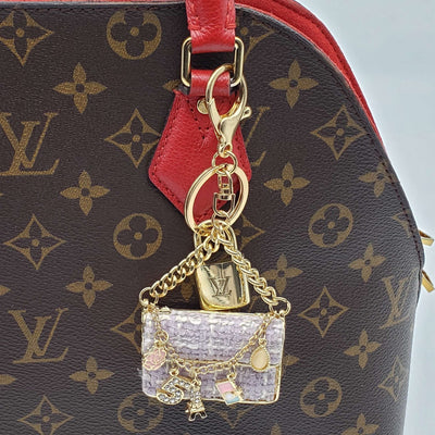 Louis Vuitton Lock and Key with Bag Keycharm - Luxury Cheaper