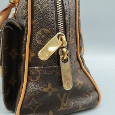 Louis Vuitton Manhattan Brown Monogram Canvas Tote - Luxury Cheaper LLC