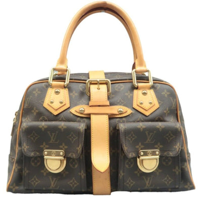 Louis Vuitton Manhattan Brown Monogram Canvas Tote Bag - Luxury Cheaper LLC