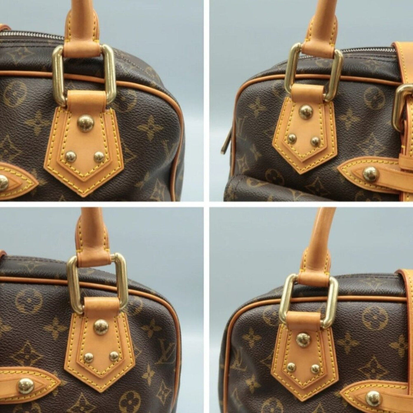 Louis Vuitton Manhattan Brown Monogram Canvas Tote Bag - Luxury Cheaper LLC