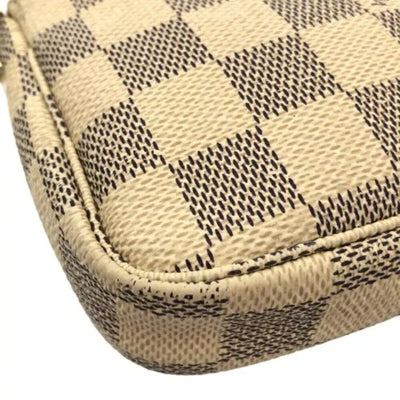 LOUIS VUITTON Mini Pochette Accessories Azur Damier Handbag - Luxury Cheaper LLC