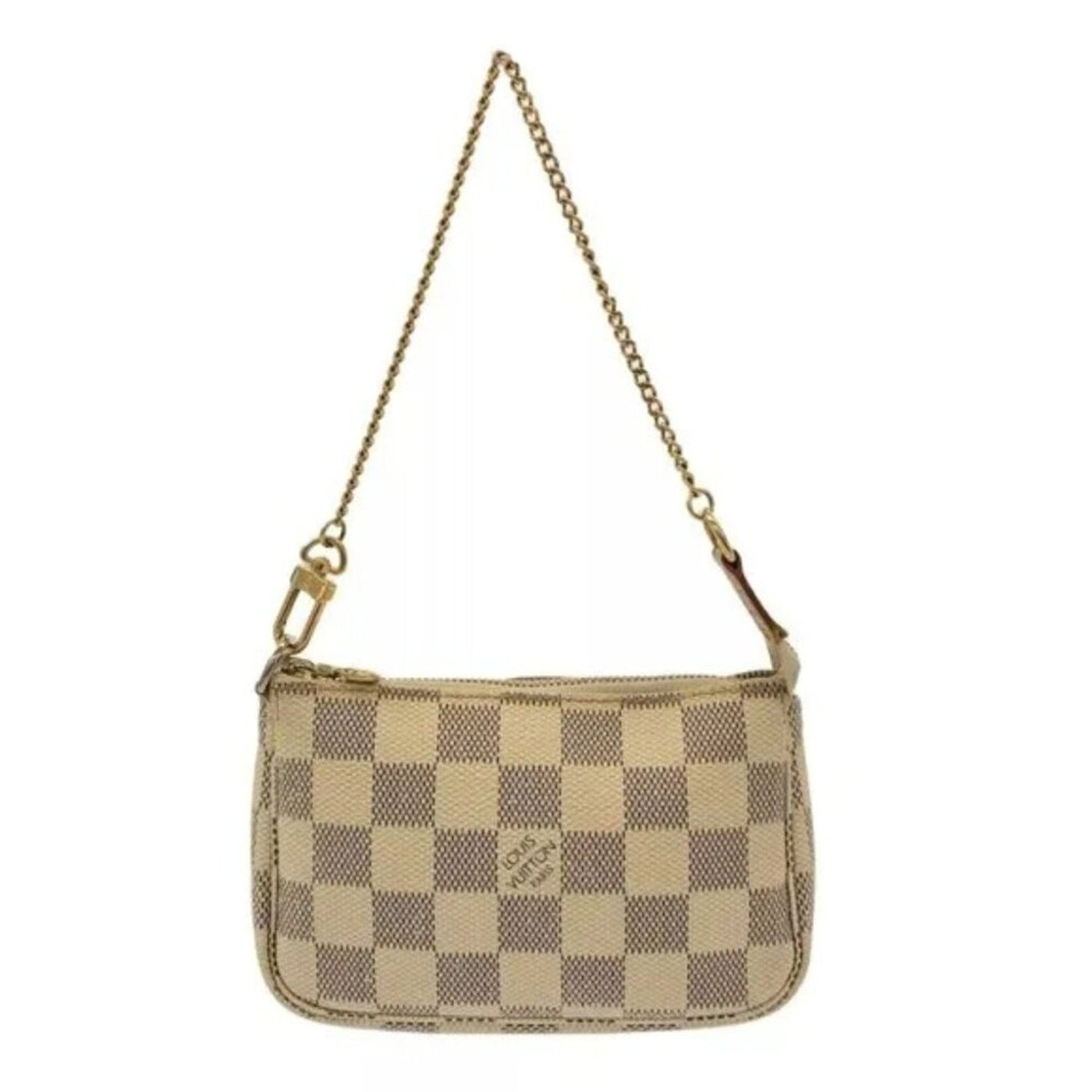 LOUIS VUITTON Mini Pochette Accessories Azur Damier Handbag - Luxury Cheaper LLC