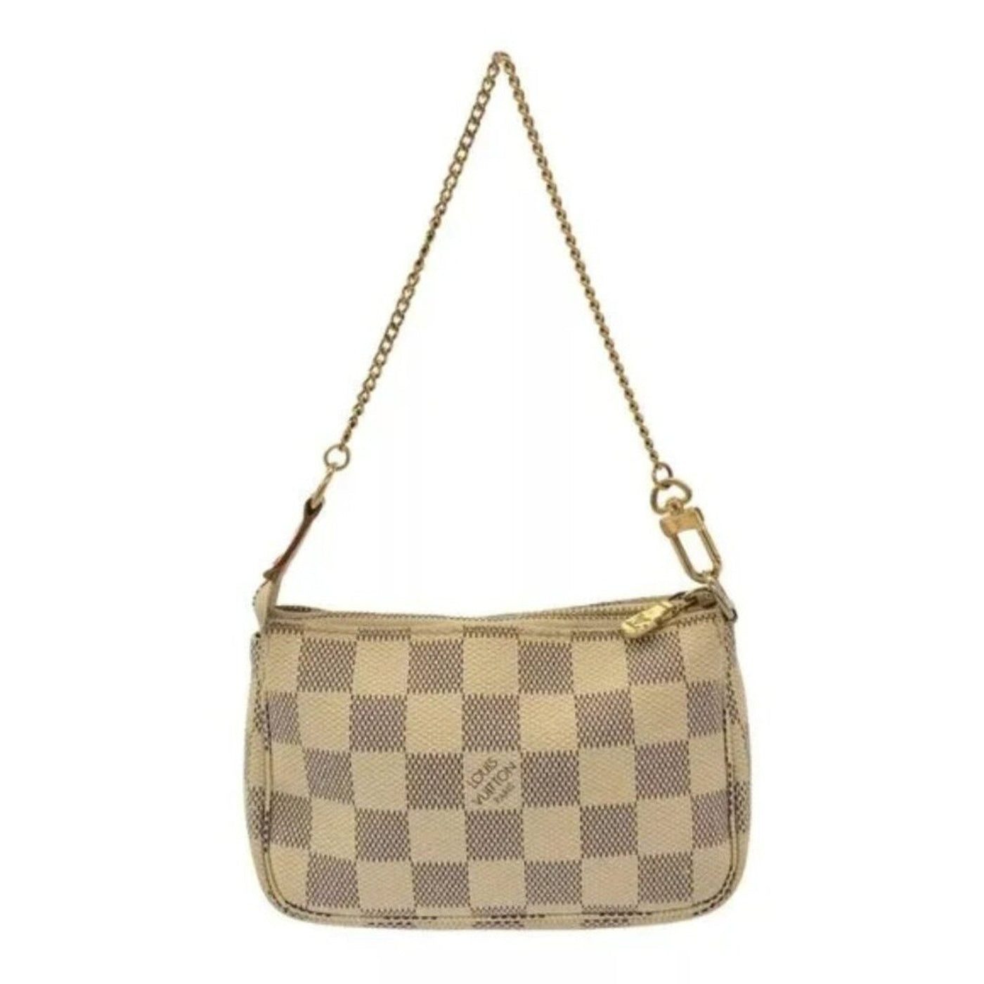 LOUIS VUITTON Mini Pochette Accessories Azur Damier Handbag - Luxury Cheaper LLC