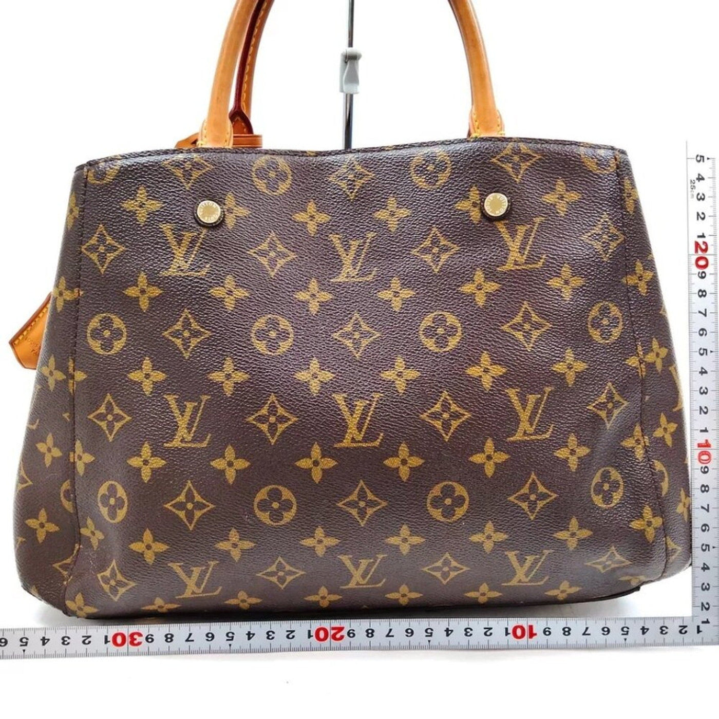 Louis Vuitton Montaigne MM Brown Monogram Hand Bag - Luxury Cheaper LLC