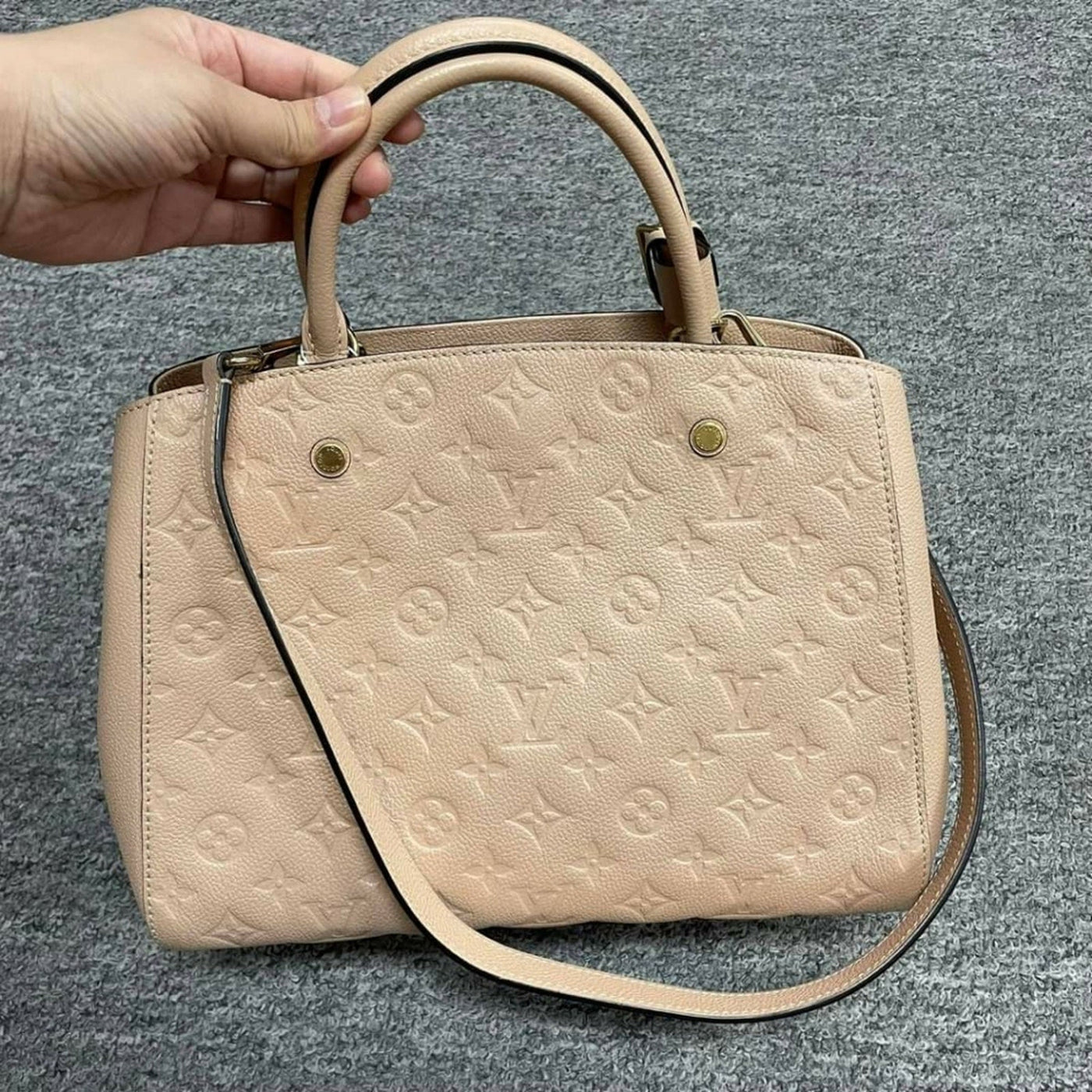 Louis Vuitton Montaigne MM Impreinte Shoulder Bag - Luxury Cheaper LLC