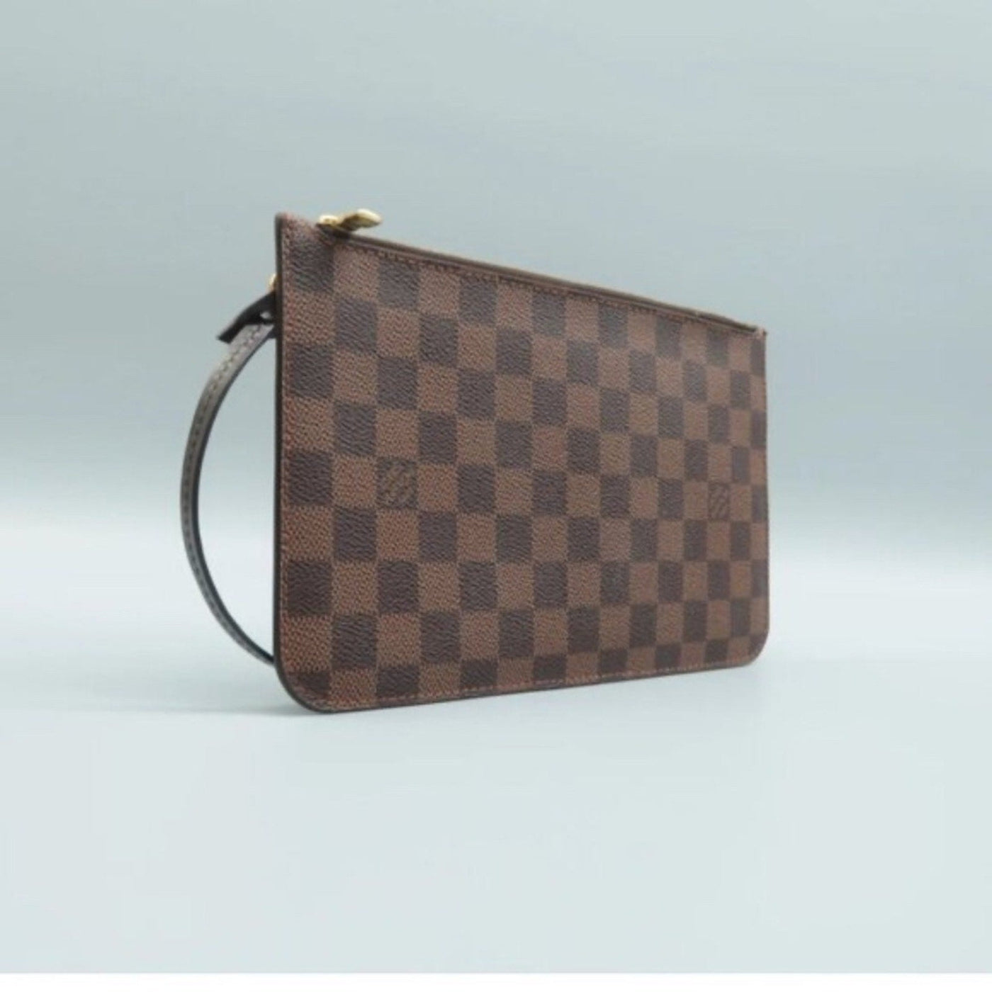 Louis Vuitton Neverfull Brown Damier Ebene Canvas Pouch - Luxury Cheaper LLC