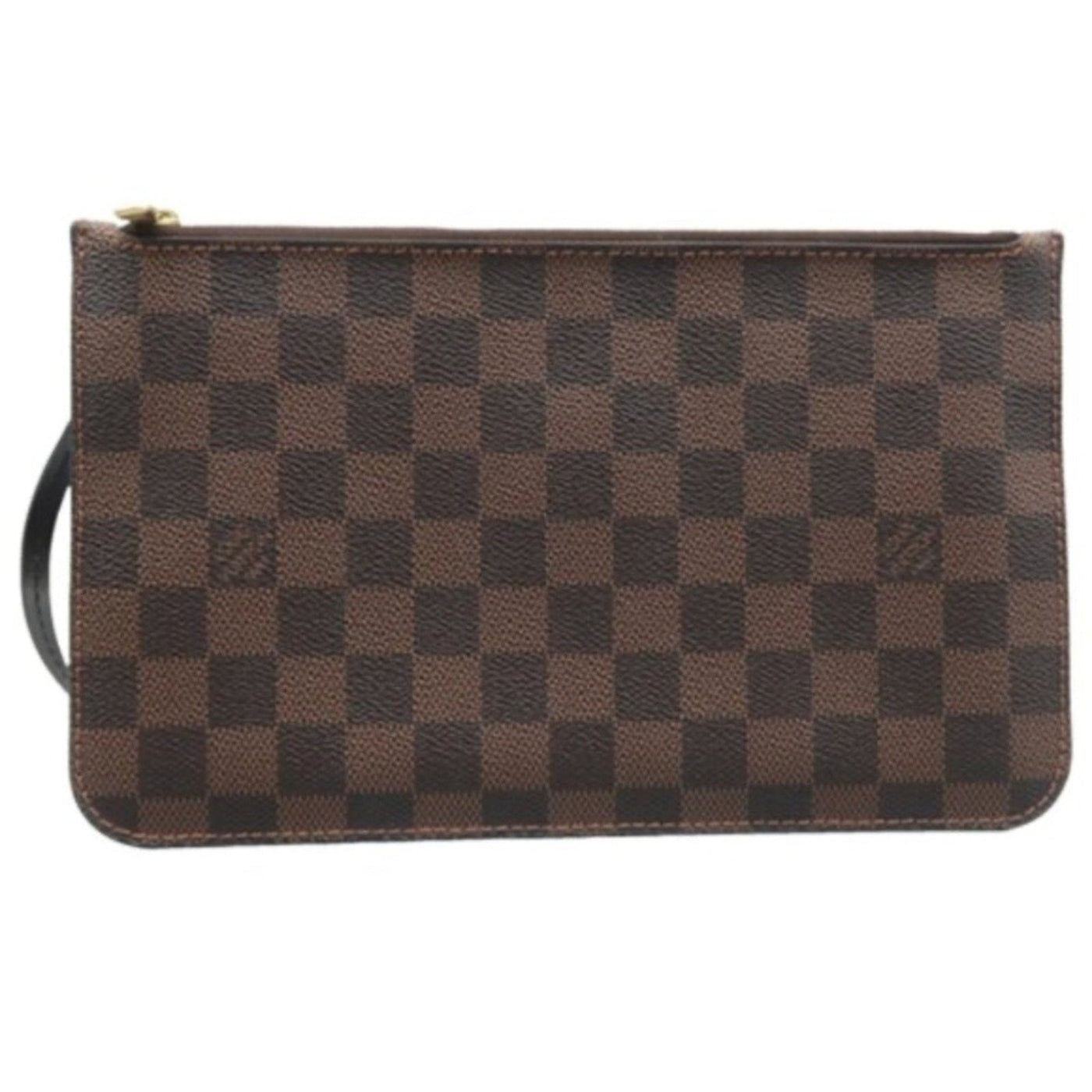 Louis Vuitton Neverfull Brown Damier Ebene Canvas Pouch - Luxury Cheaper LLC