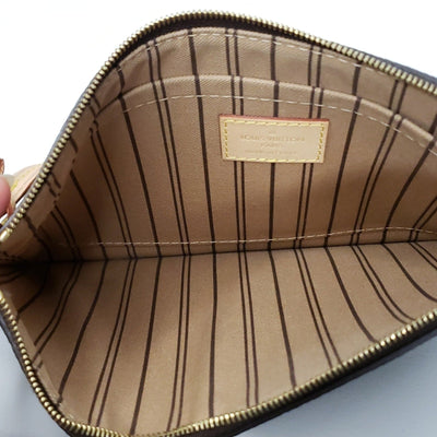 Louis Vuitton Neverfull Wristlet Clutch Monogram White Lux - 360 - 090225 - Luxury Cheaper LLC