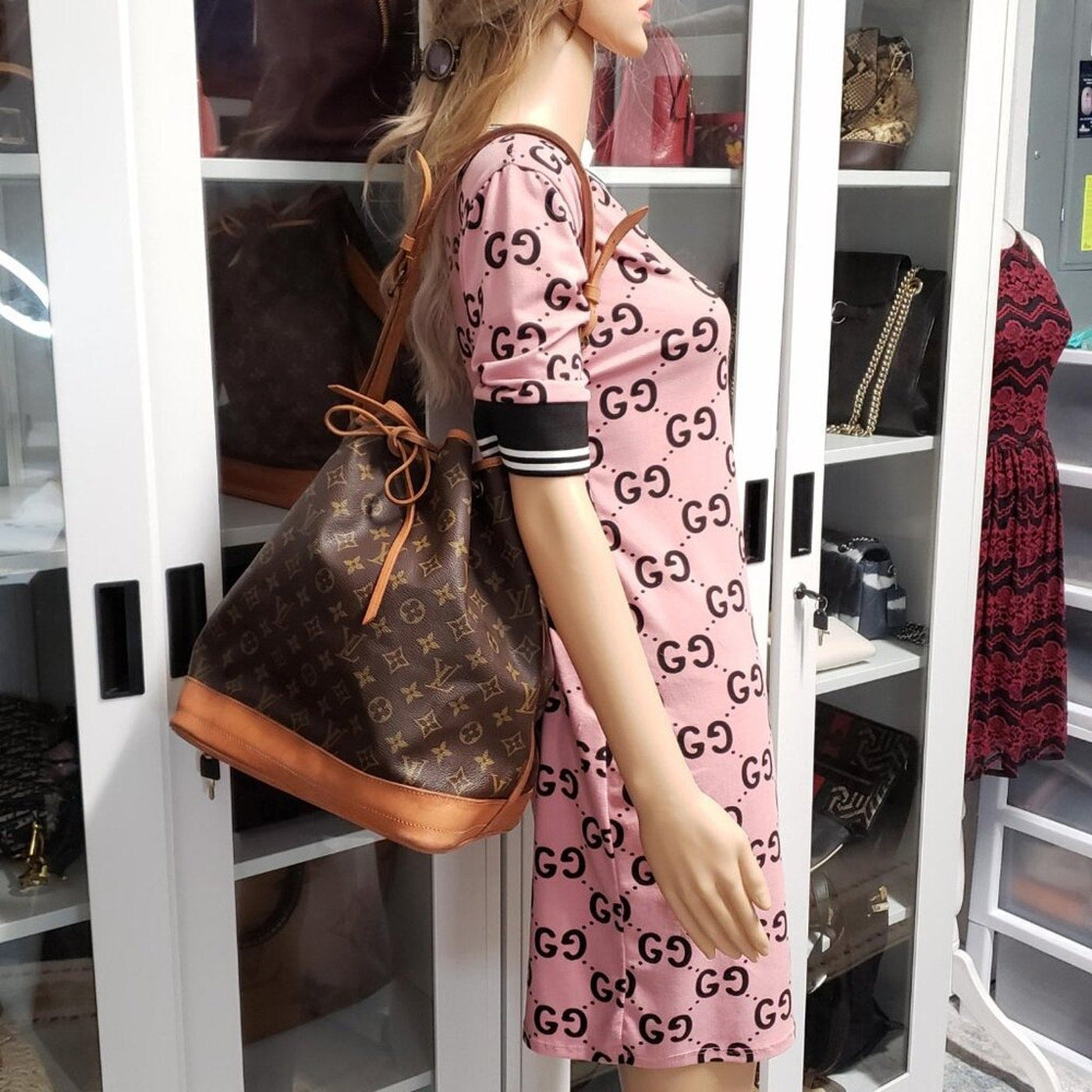 Louis Vuitton Noe Large Monogram Shoulder Bag lux252 - 092325 - Luxury Cheaper LLC