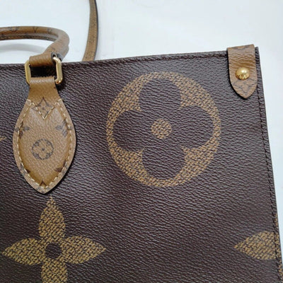 Louis Vuitton On the Go GM Brown Monogram Giant Tote Bag - Luxury Cheaper LLC