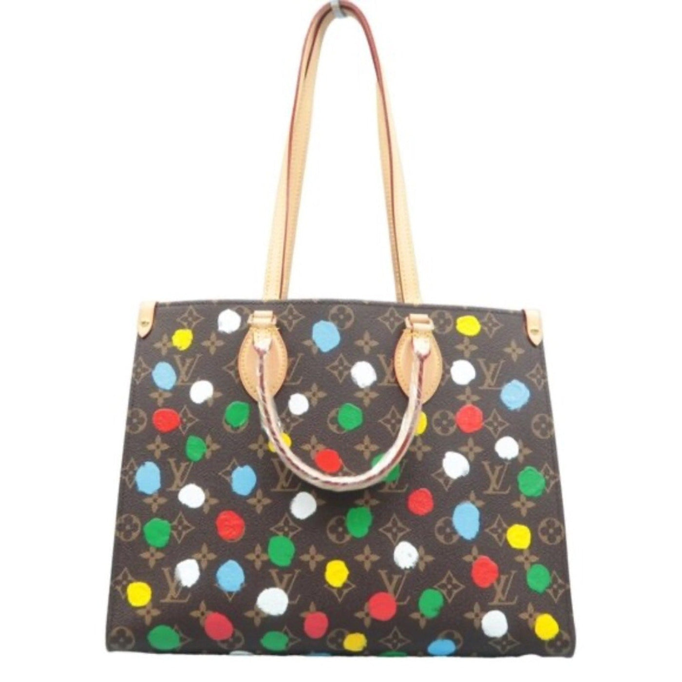 Louis Vuitton Onthego Multicolor Yayoi Kusama Monogram Canvas Satchel - Luxury Cheaper LLC