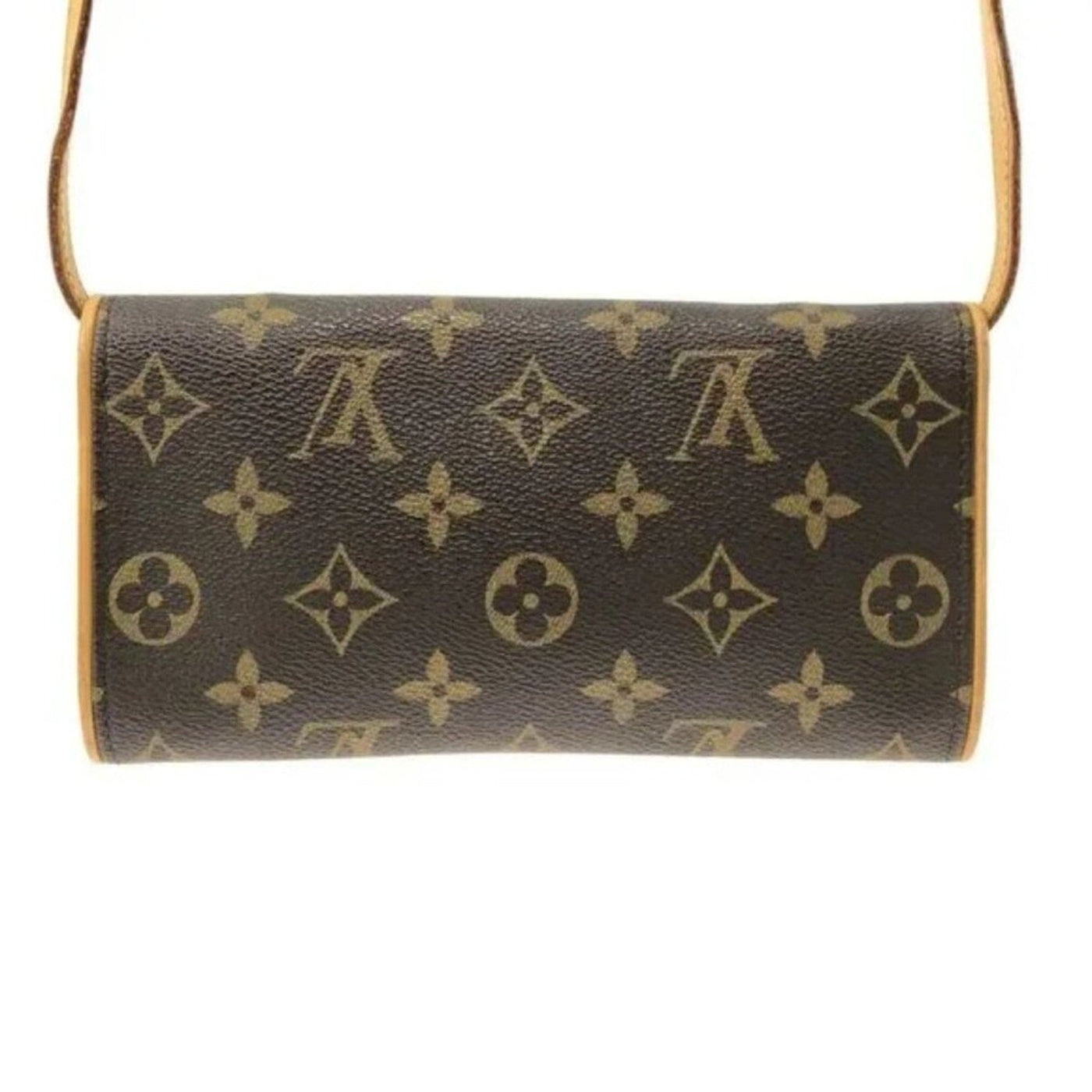 LOUIS VUITTON Pochette Twin PM Brown Monogram Shoulder Bag - Luxury Cheaper LLC