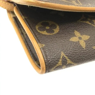 LOUIS VUITTON Pochette Twin PM Brown Monogram Shoulder Bag - Luxury Cheaper LLC