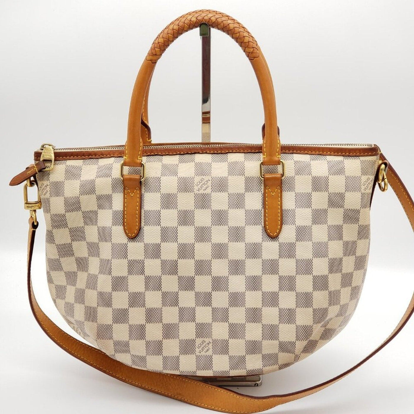 Louis Vuitton Riviera PM Beige Damier Azur Shoulder Bag 588 - 102425 - Luxury Cheaper LLC
