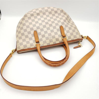 Louis Vuitton Riviera PM Beige Damier Azur Shoulder Bag 588 - 102425 - Luxury Cheaper LLC