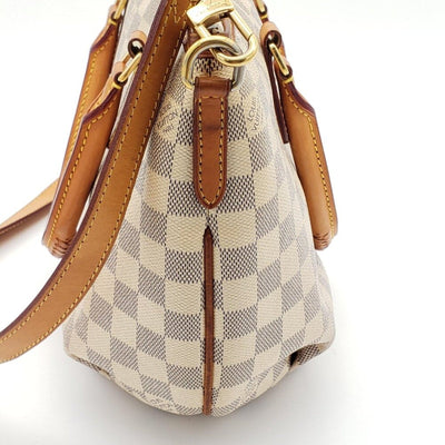 Louis Vuitton Riviera PM Beige Damier Azur Shoulder Bag 588 - 102425 - Luxury Cheaper LLC