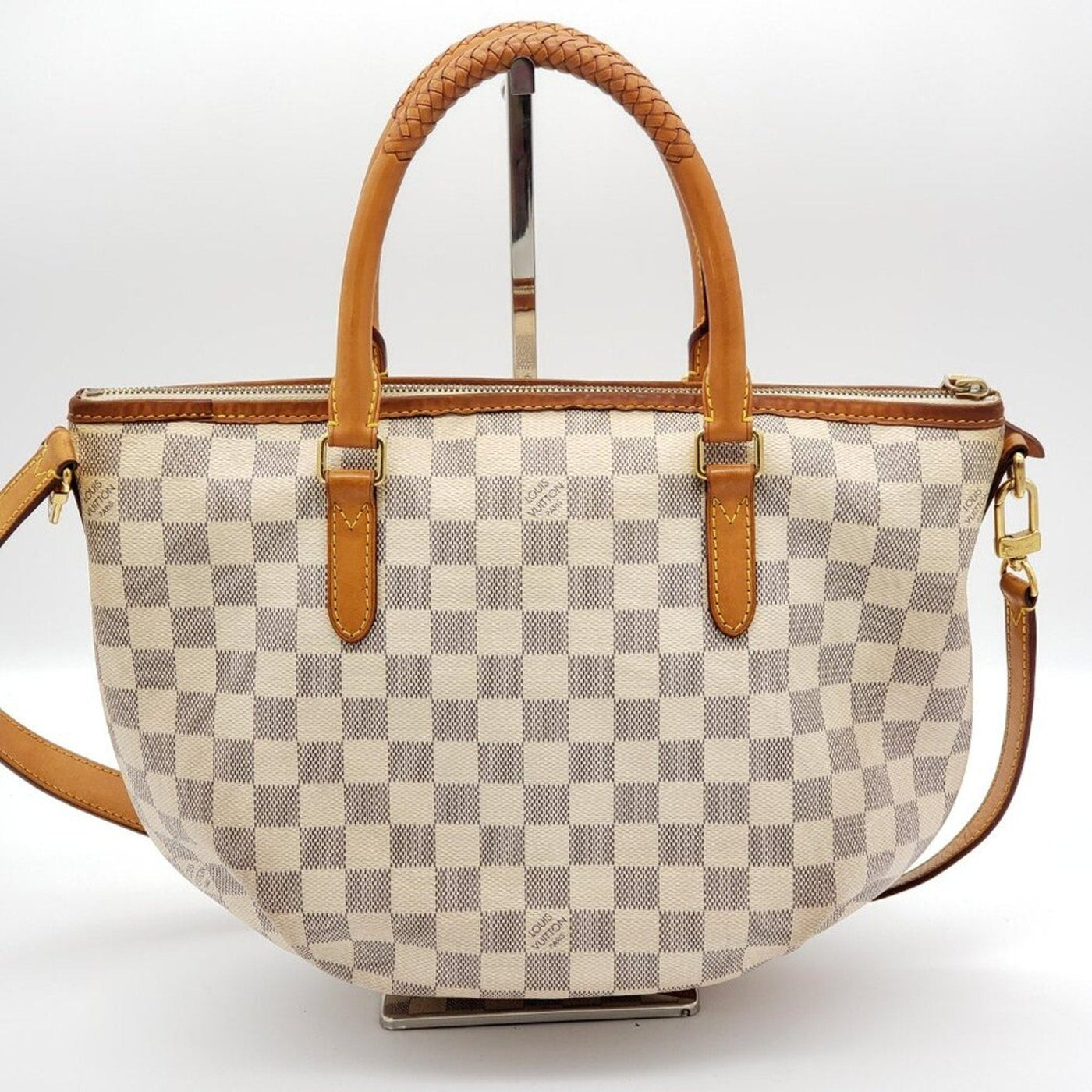 Louis Vuitton Riviera PM Beige Damier Azur Shoulder Bag 588 - 102425 - Luxury Cheaper LLC