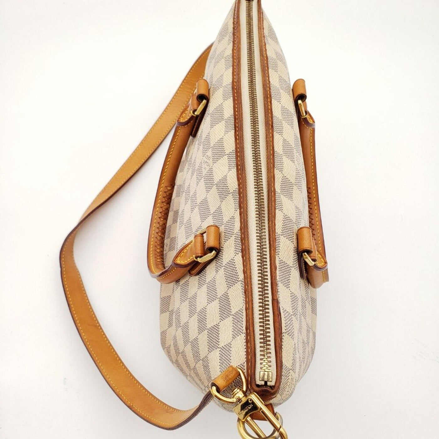 Louis Vuitton Riviera PM Beige Damier Azur Shoulder Bag 588 - 102425 - Luxury Cheaper LLC