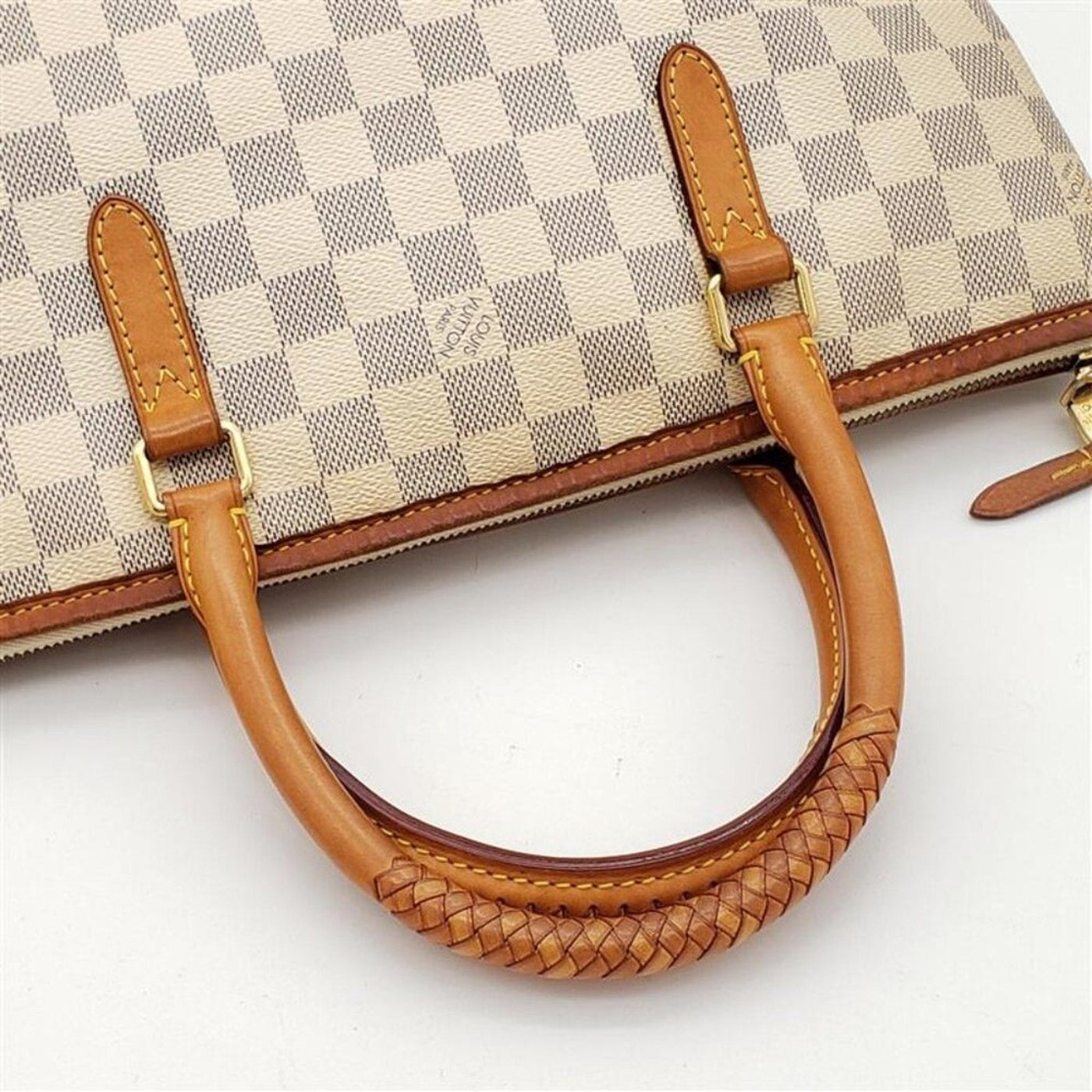 Louis Vuitton Riviera PM Beige Damier Azur Shoulder Bag 588 - 102425 - Luxury Cheaper LLC