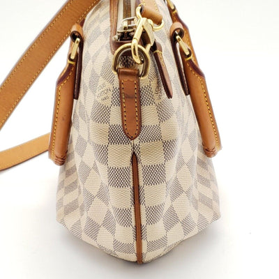 Louis Vuitton Riviera PM Beige Damier Azur Shoulder Bag 588 - 102425 - Luxury Cheaper LLC