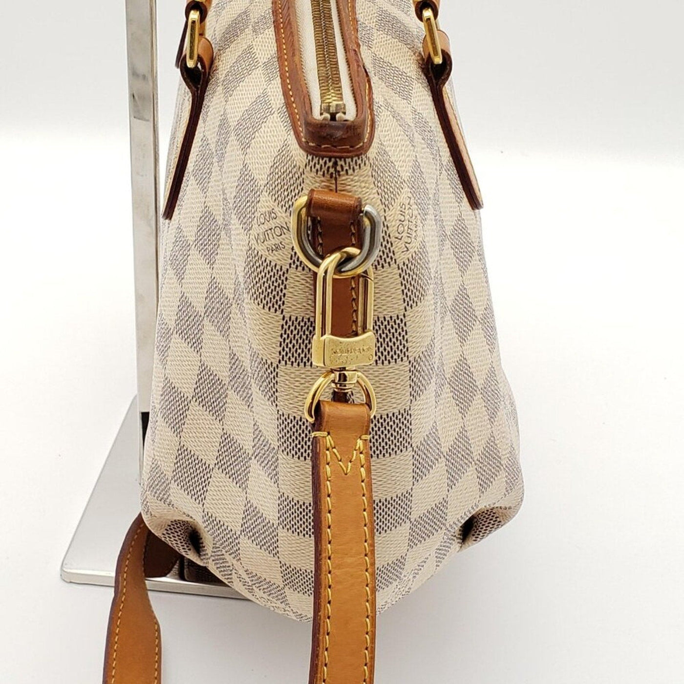 Louis Vuitton Riviera PM Beige Damier Azur Shoulder Bag 588 - 102425 - Luxury Cheaper LLC