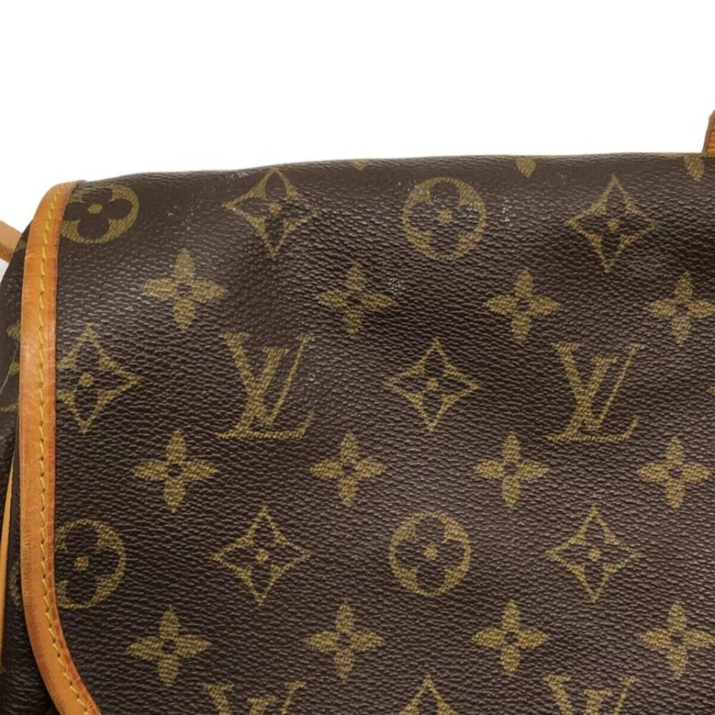 LOUIS VUITTON Saumur 35 Brown Monogram Shoulder Bag - Luxury Cheaper LLC